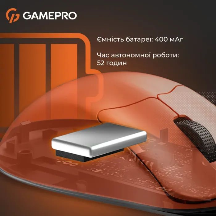 Мышка GamePro Genesis Avenger Wireless/Bluetooth/USB White (GM096W) изображение 6