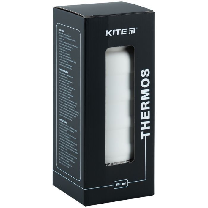 Термос Kite 500 мл білий (K24-1204-1) изображение 4