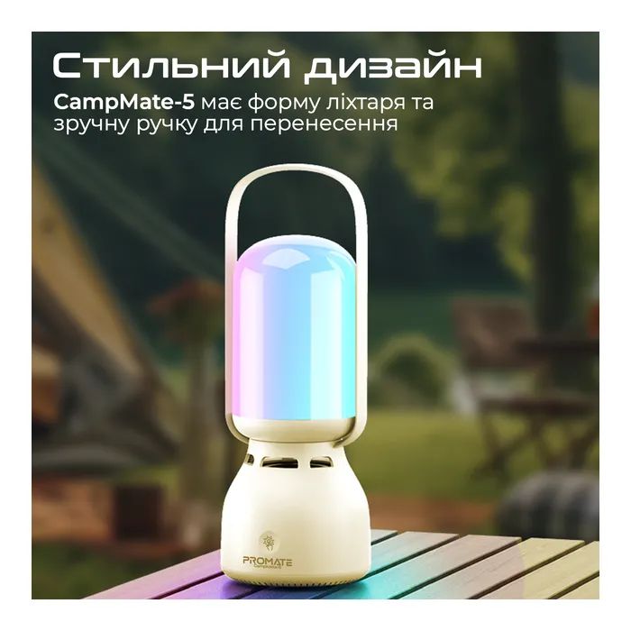 Акустическая система Promate Campmate-5 White (campmate-5) изображение 5