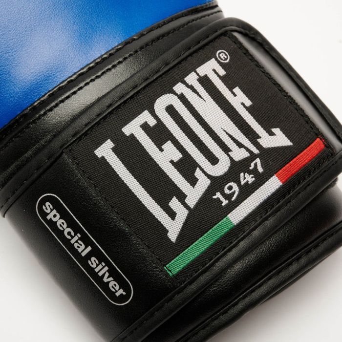 Боксерские перчатки Leone GN383 Thunder Blue 10 унцій (GN383_Blue_10oz) изображение 8