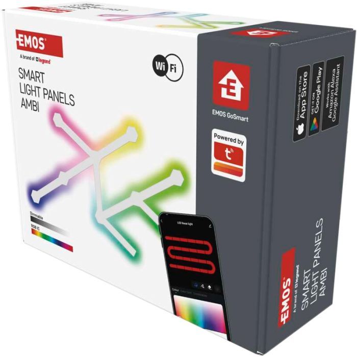 Світильник EMOS ZIW249R LINES 9шт. 34 Вт, RGBIC, WIFI white (ZIW249R) зображення 11