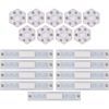 Світильник EMOS ZIW249R LINES 9шт. 34 Вт, RGBIC, WIFI white (ZIW249R) зображення 6
