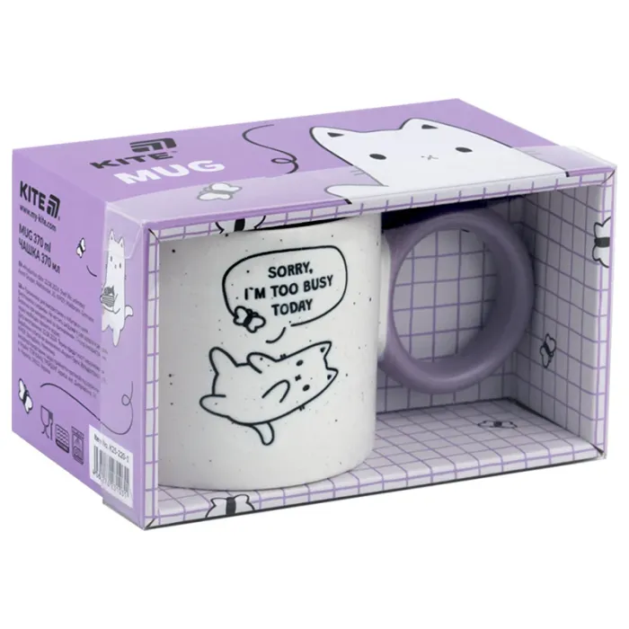 Чашка Kite 370 мл Donut racoon (K25-220-2) зображення 3