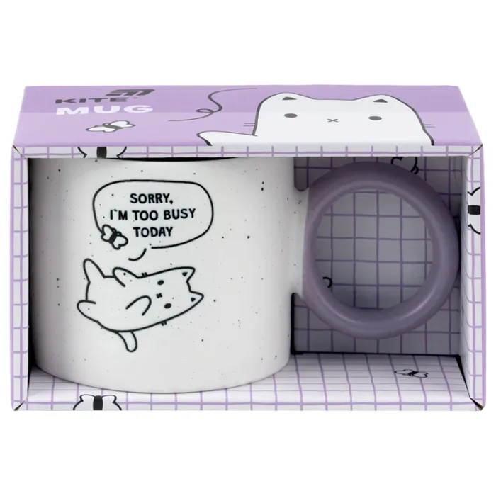 Чашка Kite 370 мл Donut racoon (K25-220-2) зображення 4