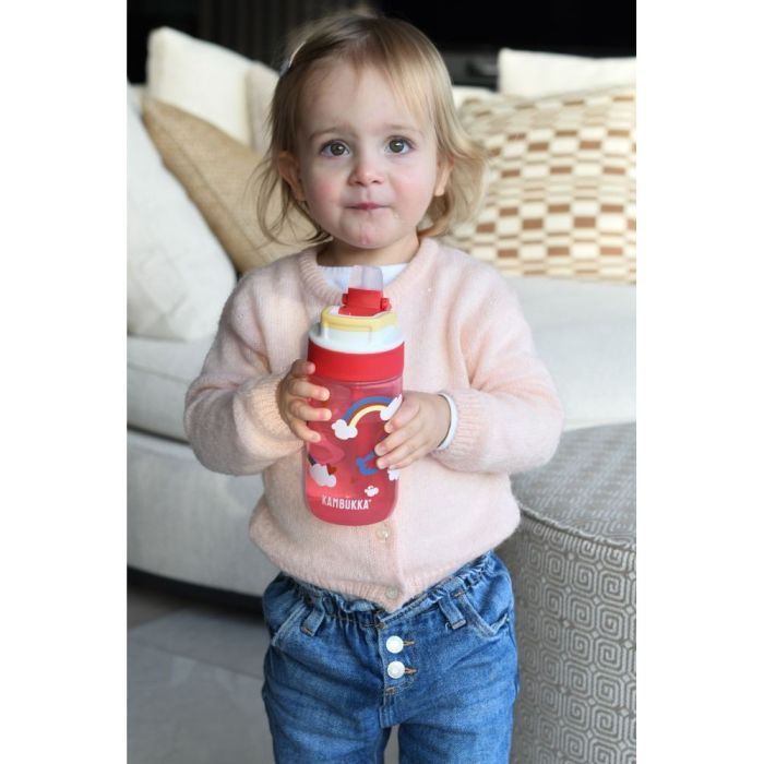 Бутылка для воды Kambukka Lagoon kids Love Birds 400 мл рожева (11-04060) изображение 8