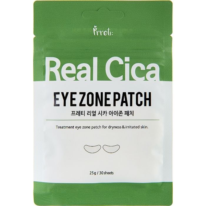 Патчи под глаза Prreti Real Cica Eye Zone Patch Тканевые 30 шт (8809738322574)
