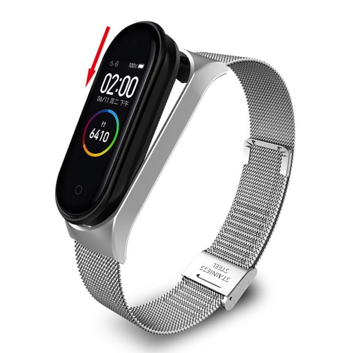 Ремешок для фитнес браслета BeCover Metal для Xiaomi Mi Smart Band 8 Gold (709359)