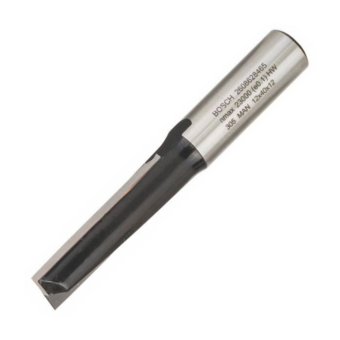 Фреза Bosch Professional пазова з двома лезами, Std, S12, D12, L40 (2.608.628.465)