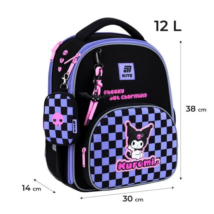 Портфель Kite Education каркасний 556 Kuromi HK (HK25-556M) зображення 2