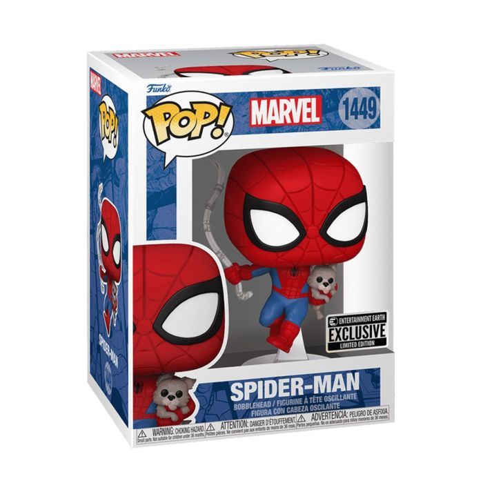 Фигурка Funko Pop серии Человек-Паук - Человек-Паук с собакой (85244)