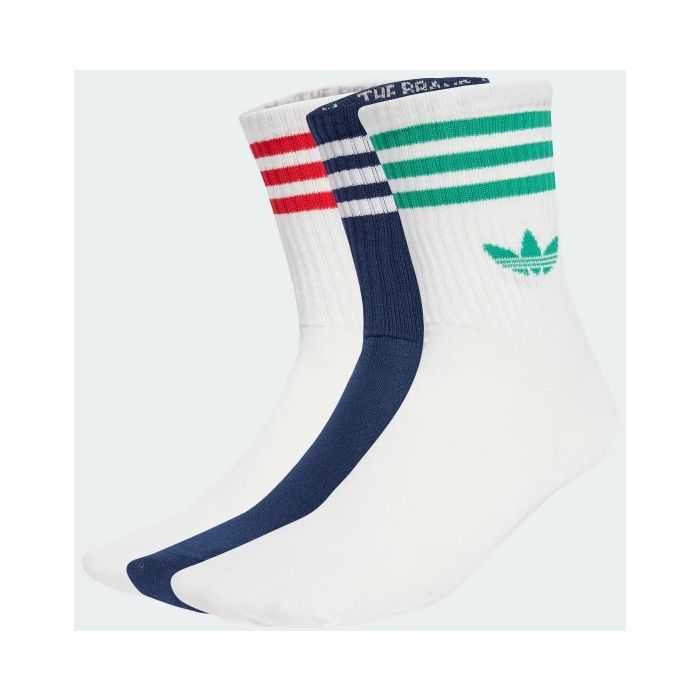 Шкарпетки Adidas 3S CREW S JV7408 3P білий, темно-синій M (40-42) (4068807914858)