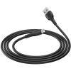 Дата кабель USB 2.0 AM to Micro 5P 1.0m 2.4A black BOROFONE (6931474743916)
