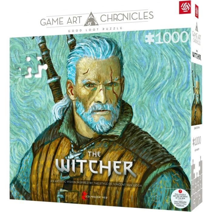 Пазл GoodLoot The Witcher Geralt of Rivia & Vincent van Gogh 1000 эл. (5908305247548) изображение 2