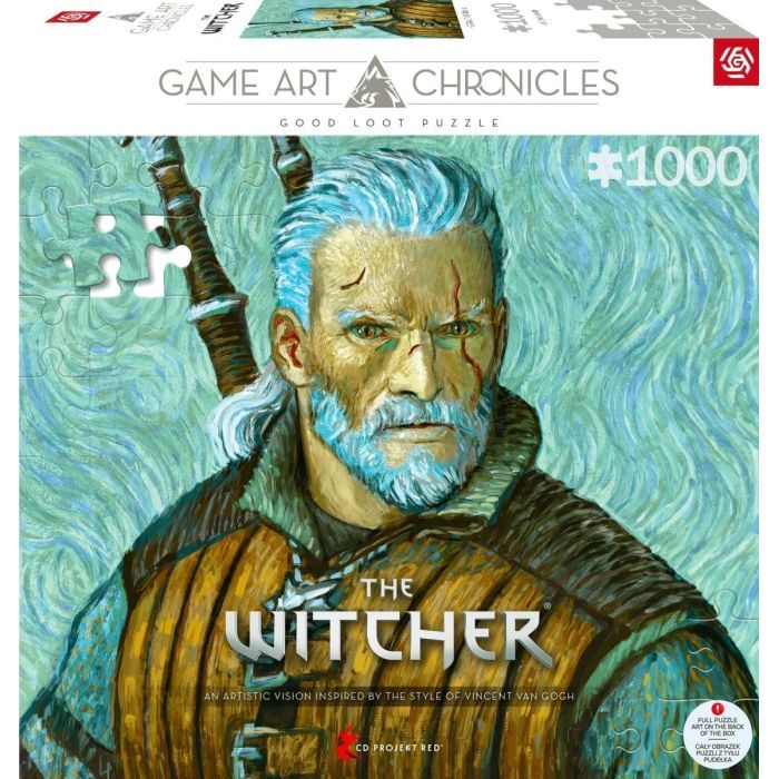 Пазл GoodLoot The Witcher Geralt of Rivia & Vincent van Gogh 1000 эл. (5908305247548) изображение 3
