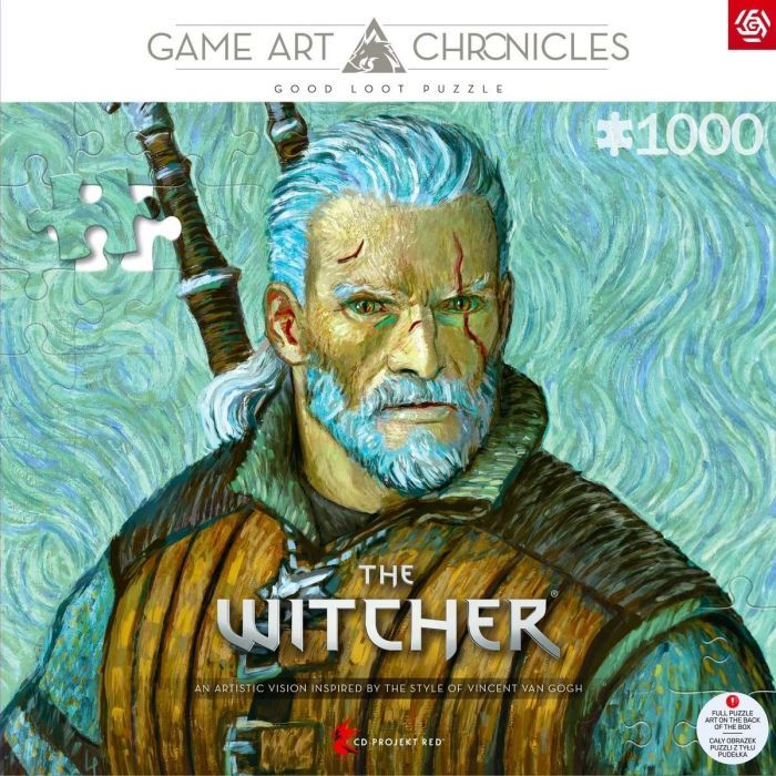 Пазл GoodLoot The Witcher Geralt of Rivia & Vincent van Gogh 1000 эл. (5908305247548) изображение 4