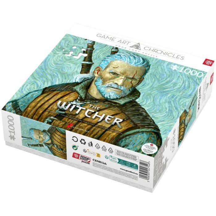 Пазл GoodLoot The Witcher Geralt of Rivia & Vincent van Gogh 1000 эл. (5908305247548) изображение 7