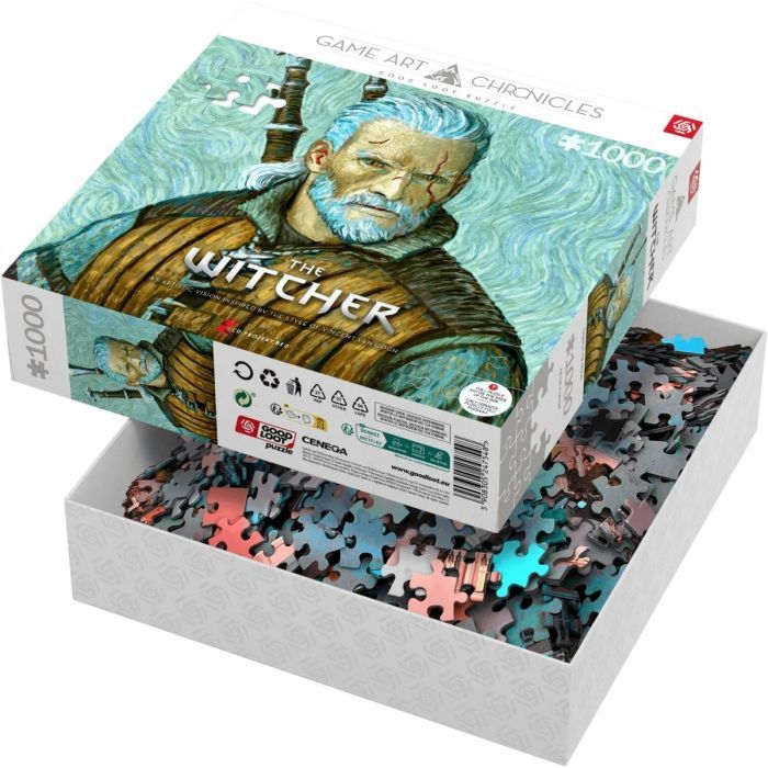 Пазл GoodLoot The Witcher Geralt of Rivia & Vincent van Gogh 1000 эл. (5908305247548) изображение 8