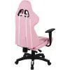Кресло игровое Аклас Стрек Light ANF Розовый (PU-розовый/белый) (00160345) изображение 4