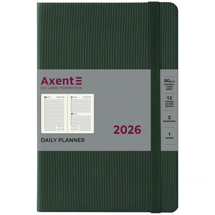 Тижневик Axent датований 2026 Partner Lines, 145х210, чорний (8815-26-01-A) зображення 2
