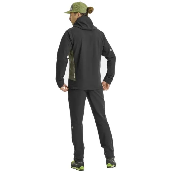Куртка Ortovox Seceda Softshell Jacket Mns black raven - L - чорний (025.001.1194) изображение 3