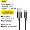 Дата кабель USB 2.0 AM to USB-C 1.5m 100W black Baseus (P10320102114-01) изображение 5