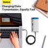 Дата кабель USB 2.0 AM to USB-C 1.5m 100W black Baseus (P10320102114-01) изображение 8