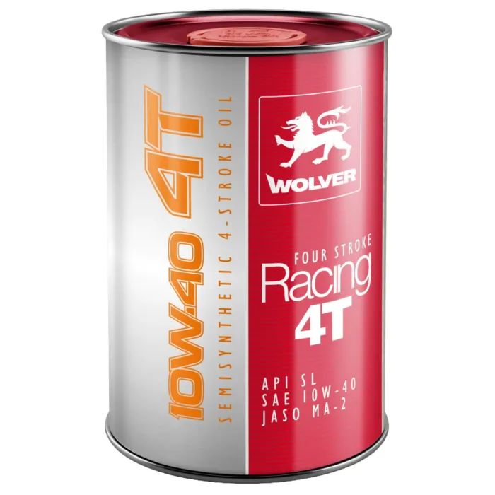 Моторное масло Wolver FOUR STROKE RAСING 4T 10W-40 1л (4260360940422)