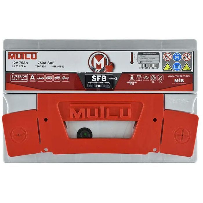 Аккумулятор автомобильный MUTLU 6СТ-75 (0) SFB L3.75.072.A изображение 2