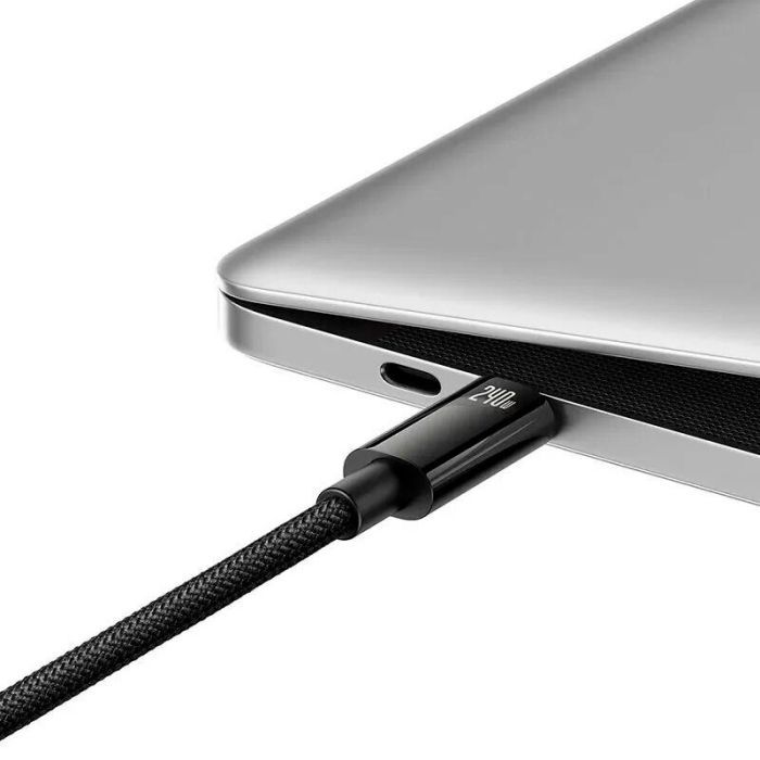 Дата кабель USB-C to USB-C 2.0m 240W Black Baseus (CAWJ040101) изображение 5