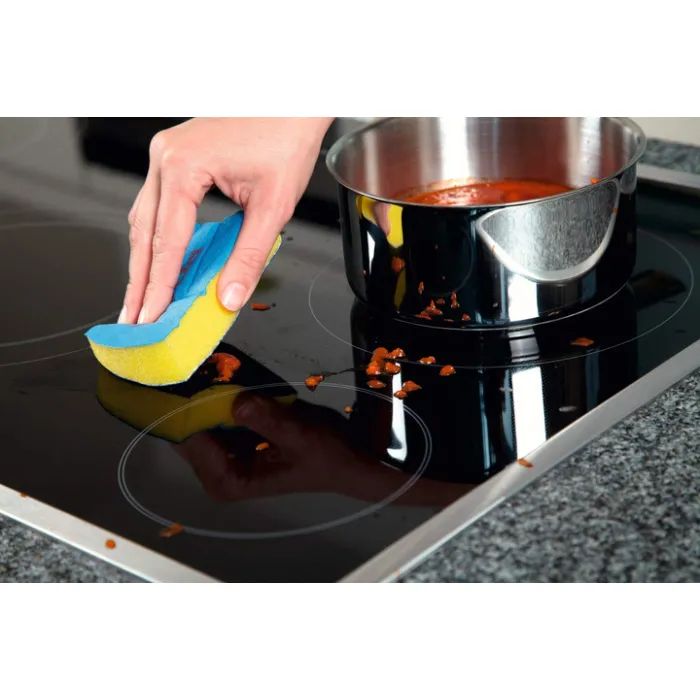 Губки кухонні Vileda Glitzi Ceran Для склокерамічних поверхонь 2 шт. (4023103140448) зображення 3