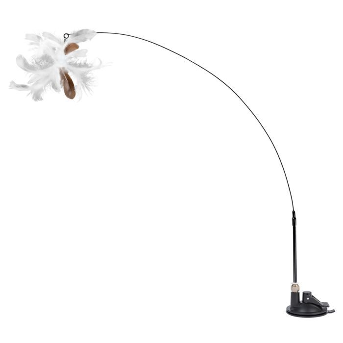 Игрушка для кошек Waucat Fun Teaser дразнилка на присоске с пером 80 см (7563) изображение 4 Игрушка для кошек Waucat Fun Teaser дразнилка на присоске с пером 80 см (7563) изображение 4