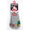 Шкарпетки дитячі Bross махрові новорічні (10968-2-4-rgray) зображення 2