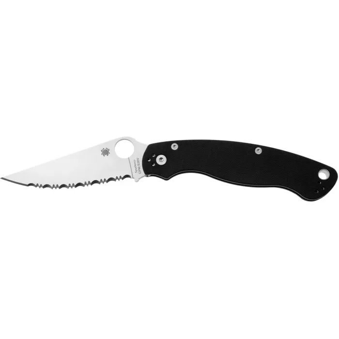 Нож Spyderco Military 2 Serrated Black (C36GS2)