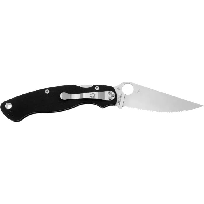 Нож Spyderco Military 2 Serrated Black (C36GS2) изображение 2