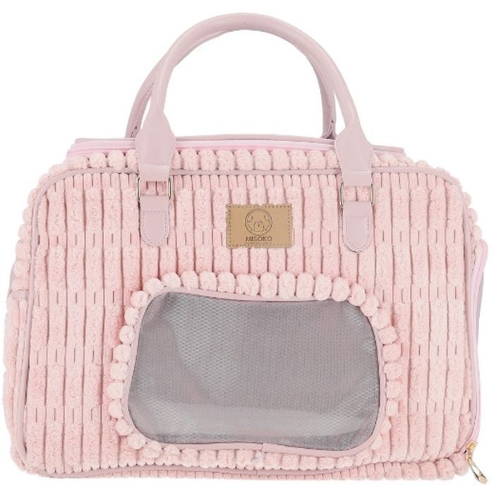 Переноска для животных MISOKO&CO 41.5x23x28 см розовая (YIWUMSK70157)