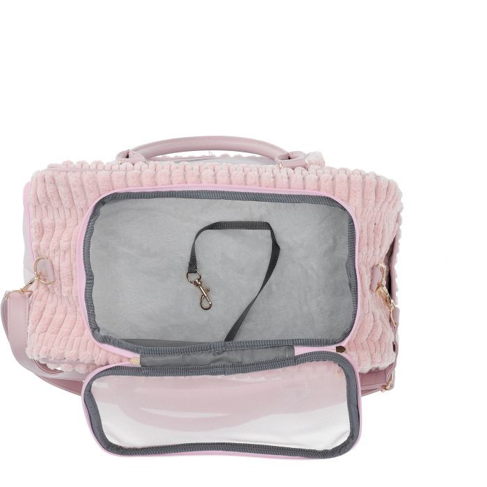 Переноска для животных MISOKO&CO 41.5x23x28 см розовая (YIWUMSK70157) изображение 5