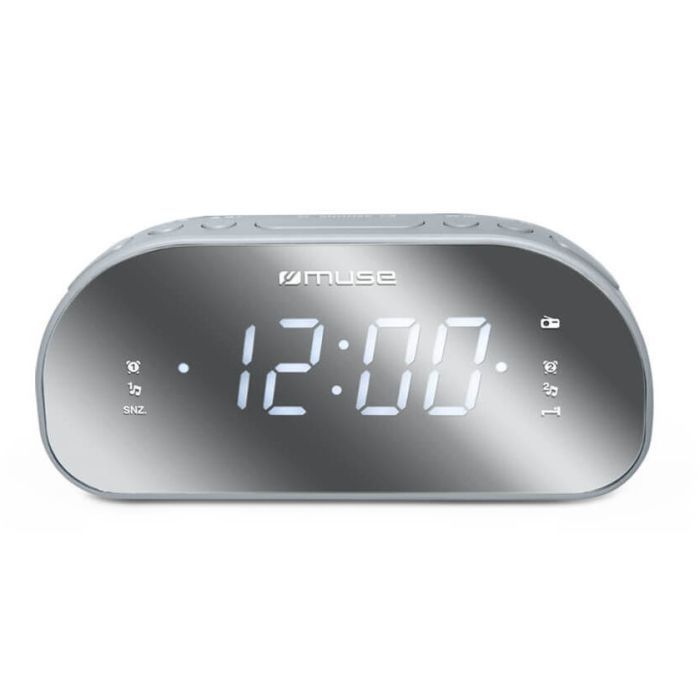 Настольные часы Muse радіо-годинник дзеркальний (M-170 CMR) изображение 2