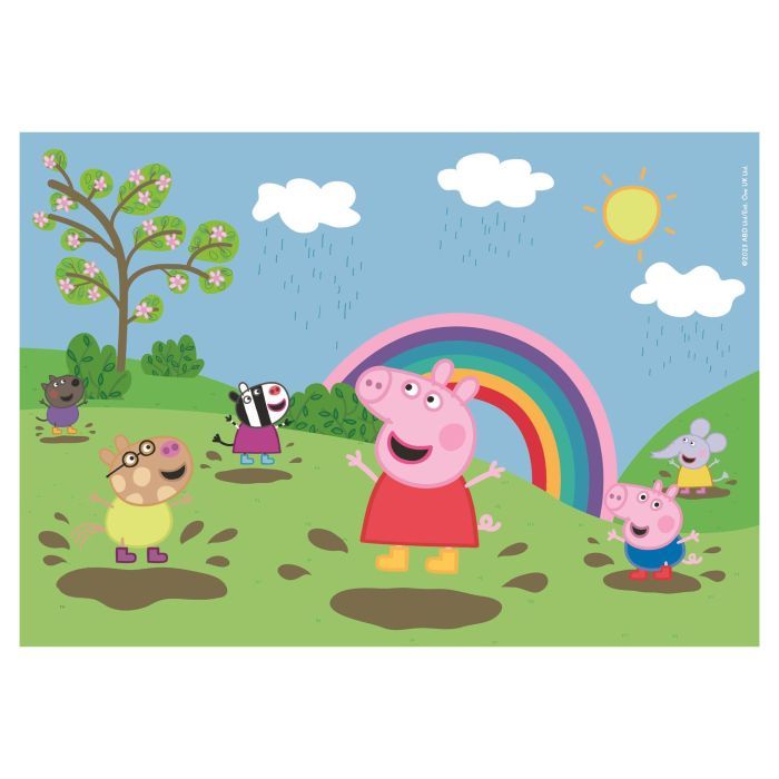 Пазл Clementoni 2 в 1 Peppa Pig, 2 по 60 елементів (21622) зображення 3