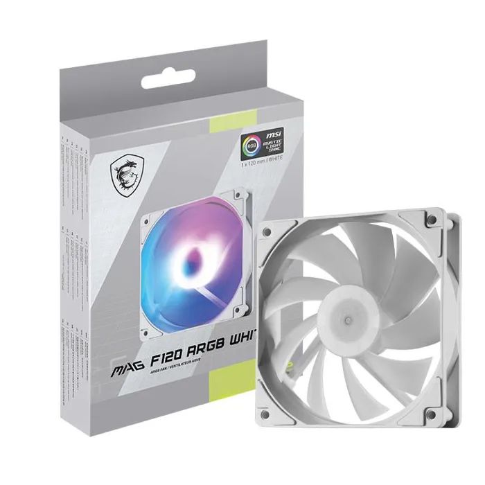 Кулер для корпуса MSI MAG F120 ARGB WHITE-1W