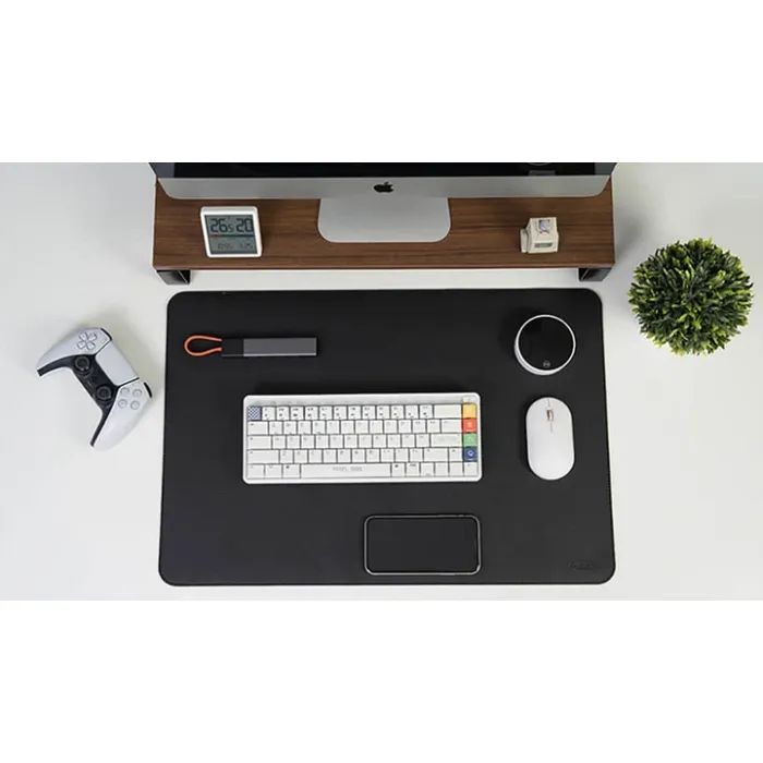 Килимок для мишки Xiaomi MiiiW Leather Cork M Black (MWMLV01-PMP01-M) зображення 5