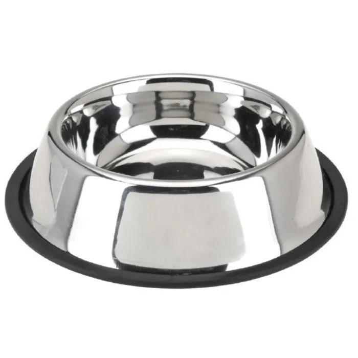 Посуд для собак Swastik Industries Миска металева на гумі 1.4 л (2700000021934)