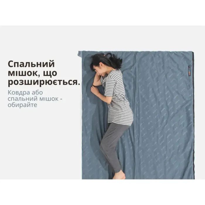 Спальный мешок Naturehike LW180 Mini NH21MSD04, правий, XL, темно-зелений (6975641884378) изображение 10