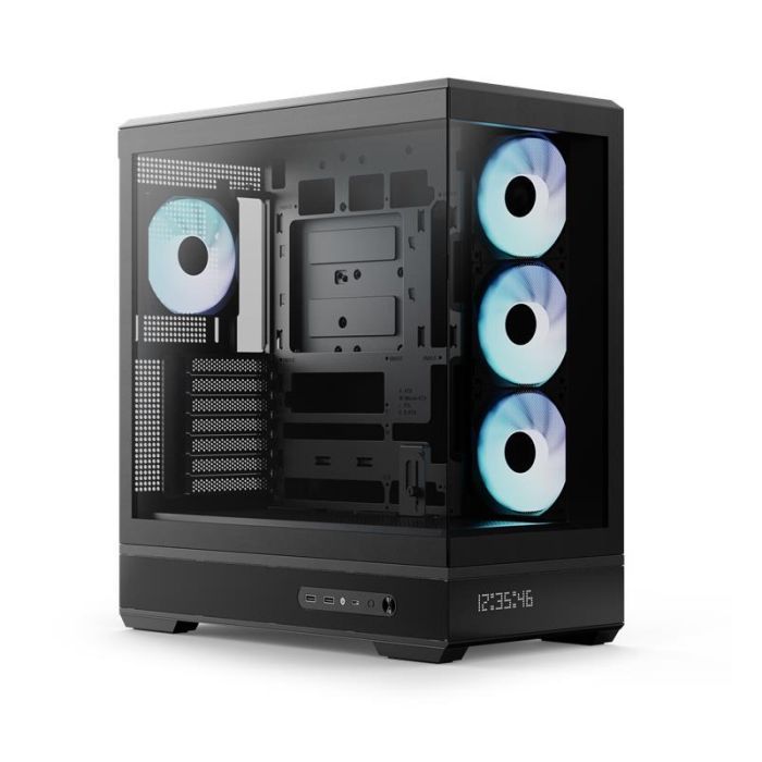 Корпус для ПК AeroCool P500B Digi-BK-v1 Black (ACCM-PN09143.11) зображення 9