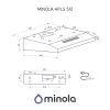 Витяжка кухонна Minola HPLS 512 I зображення 11
