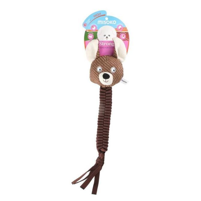 Игрушка для собак MISOKO&CO Кенгуру с веревкой 42 см (HANYT133750)