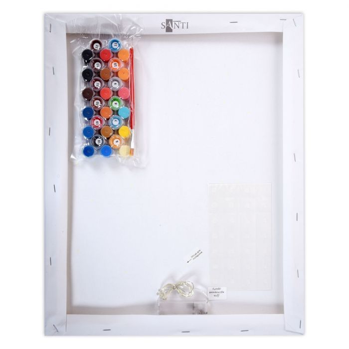 Картина по номерам Santi "Янгол на світанку", 40*50см, LED під (956654) изображение 3