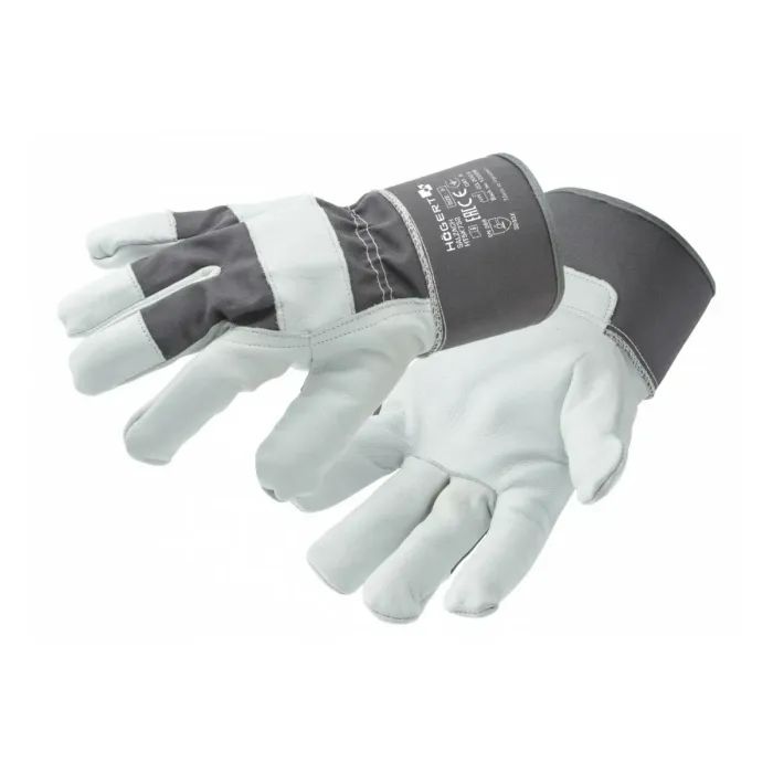 Захисні рукавиці Hoegert SALZACH HT5K732-9 шкіряні графіт, 9 (HT5K732-9)