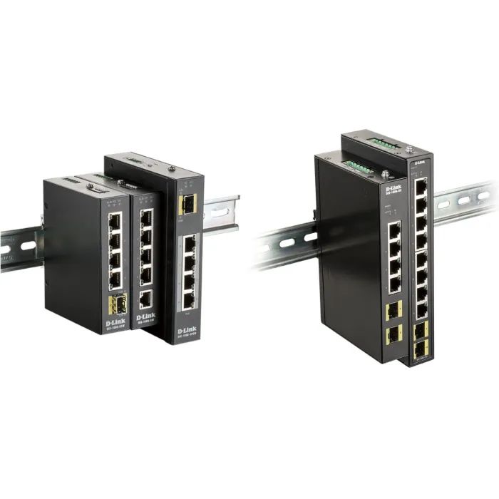 Коммутатор сетевой D-Link Промисловий комутатор D-Link DIS-100G-6S 4xGE, 2xSFP, Некерований (DIS-100G-6S) изображение 2
