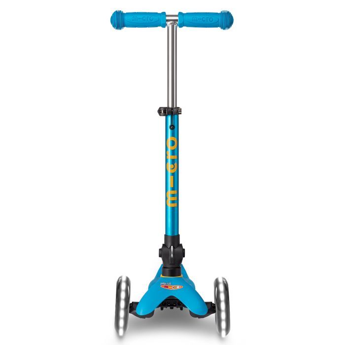 Самокат Micro Mini Deluxe Foldable LED" складний Синій" (MMD196) изображение 2