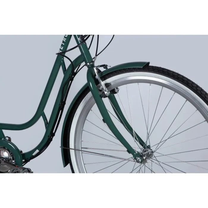 Електровелосипед Dorozhnik 28" eRETRO Vbr FR рама-19" 36B 13А*г 500Вт 2026 чорний (ELB-D-28-113) зображення 4